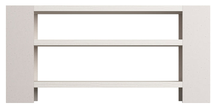 Stratum Console Table with Shelves