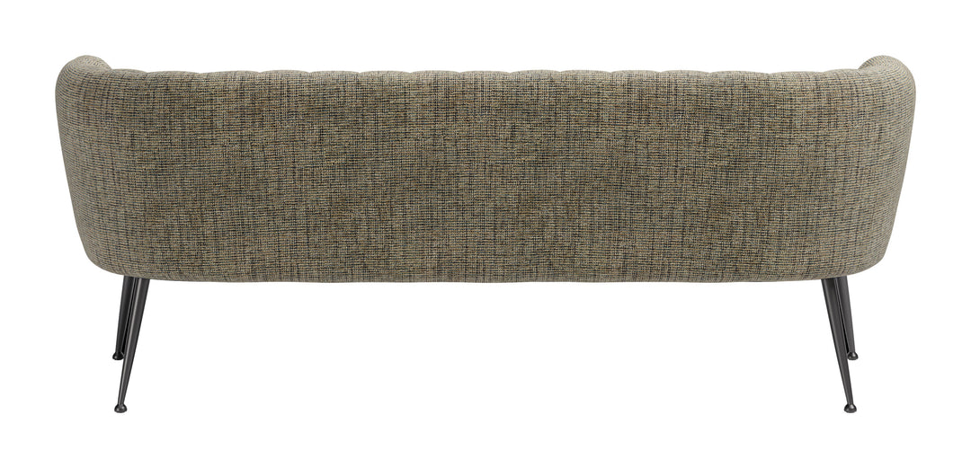 Deco Sofa Green Tweed
