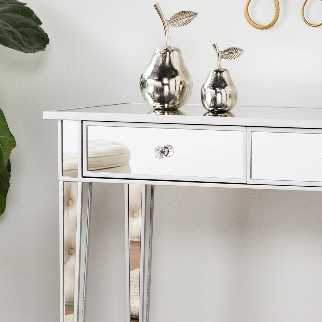 SwayLiving Mirage Mirrored 2-Drawer Console Table CONSOLE TABLES