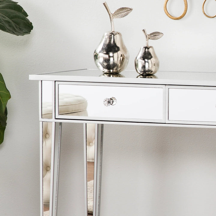 SwayLiving Mirage Mirrored 2-Drawer Console Table CONSOLE TABLES