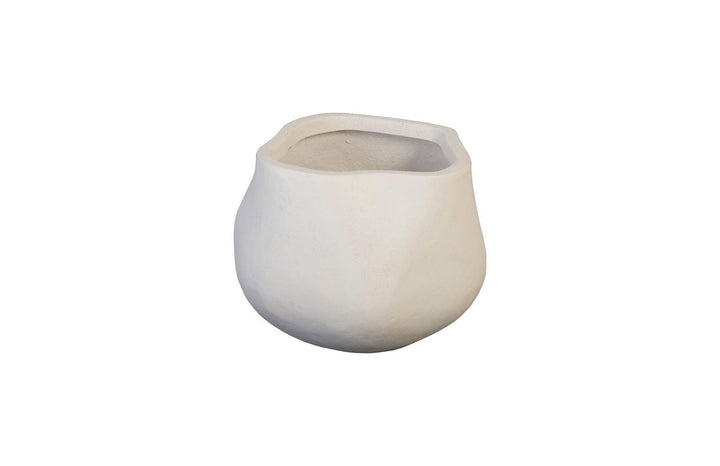 SwayLiving Claire Planter, Small, White PLANTERS