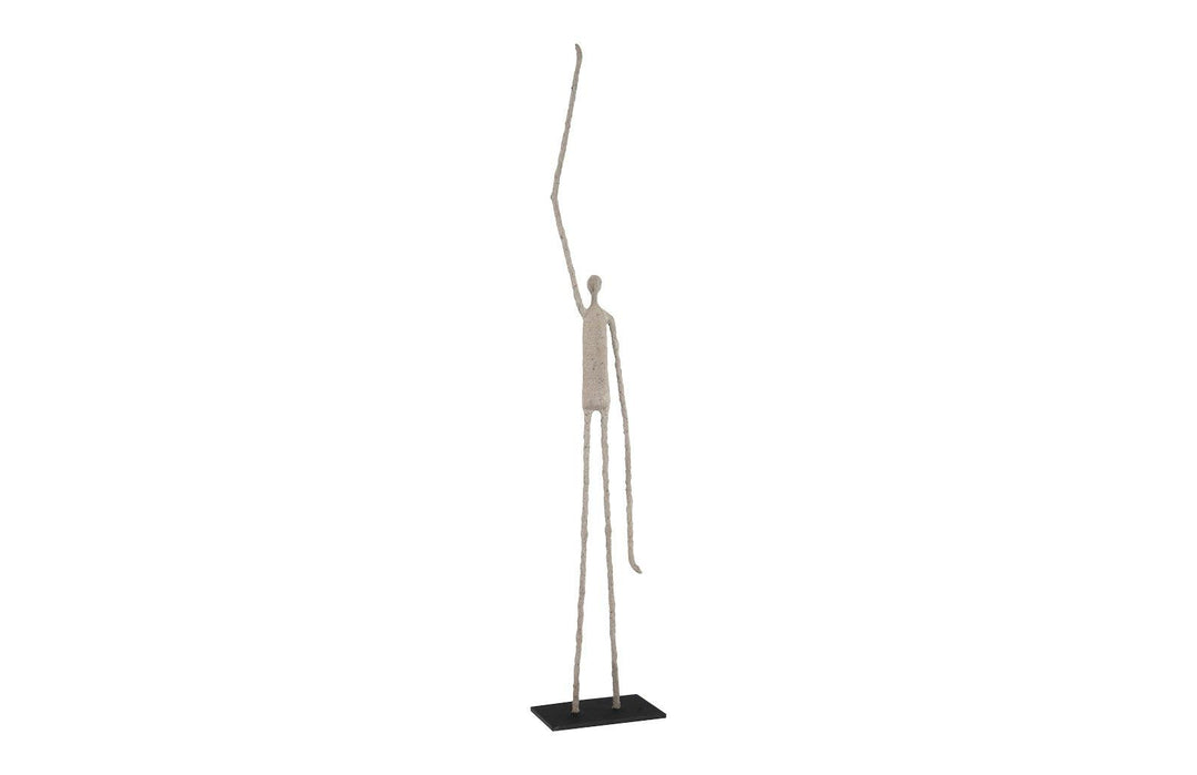 SwayLiving Human Sculpture, One Arm Up, Paper Mache DECORATIVE OBJECTS