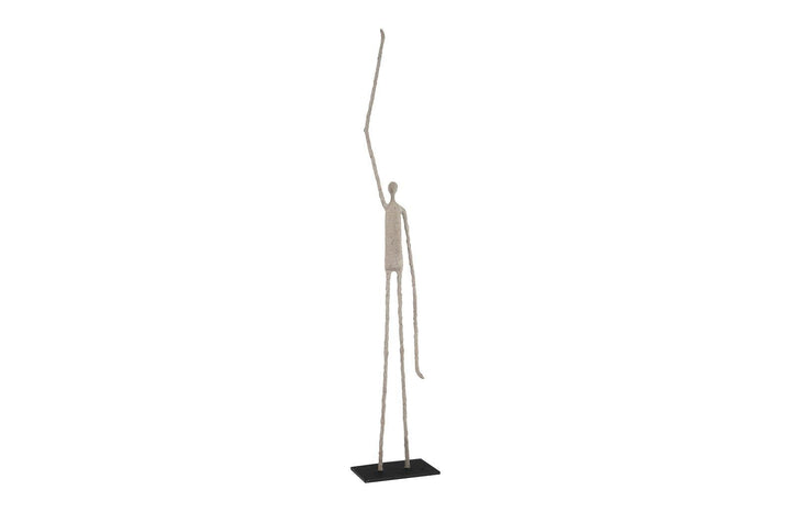 SwayLiving Human Sculpture, One Arm Up, Paper Mache DECORATIVE OBJECTS