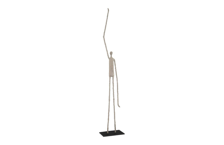 SwayLiving Human Sculpture, One Arm Up, Paper Mache DECORATIVE OBJECTS