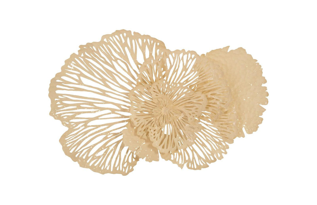 SwayLiving Flower Wall Art, Ivory, MD WALL ACCENTS