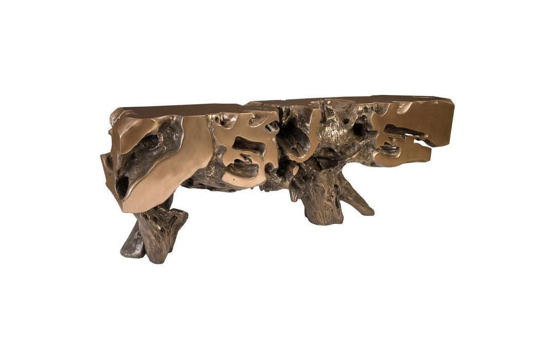 SwayLiving Freeform Console Table,Bronze , XL CONSOLE TABLES