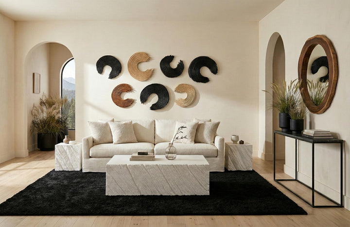 Shear Coffee Table, Rectangle in setting