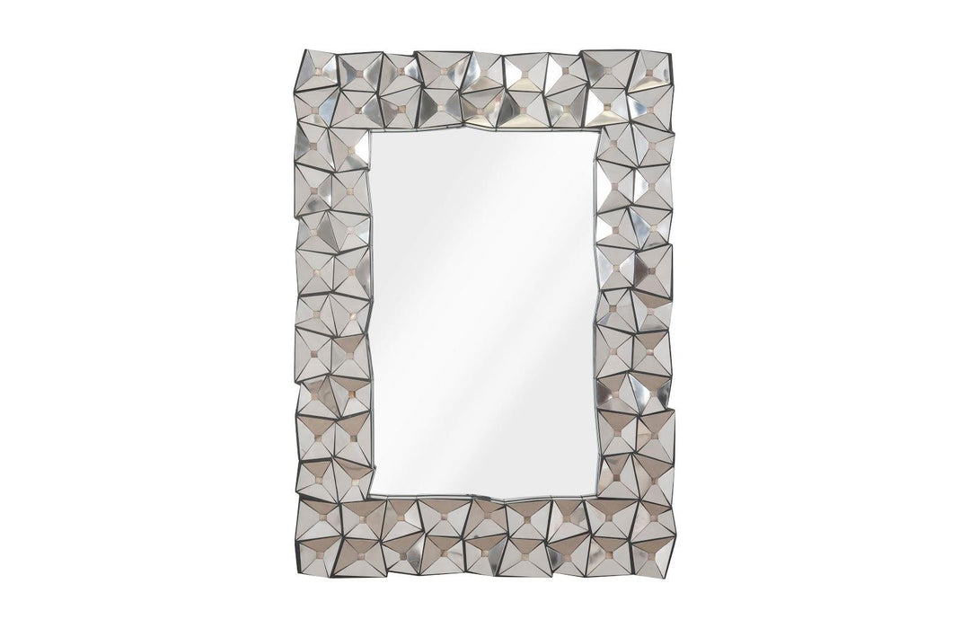 SwayLiving Divot Mirror, Stainless Steel WALL MIRRORS