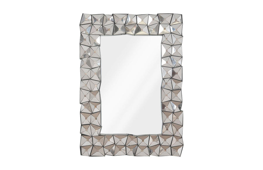 SwayLiving Divot Mirror, Stainless Steel WALL MIRRORS