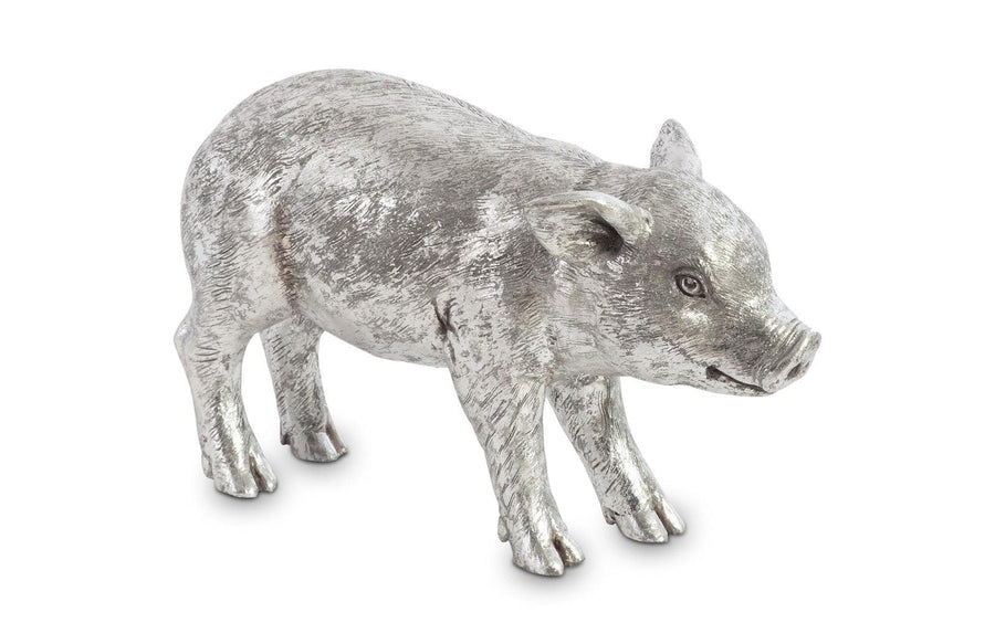 SwayLiving Standing Piglet, Silver Leaf DECORATIVE OBJECTS