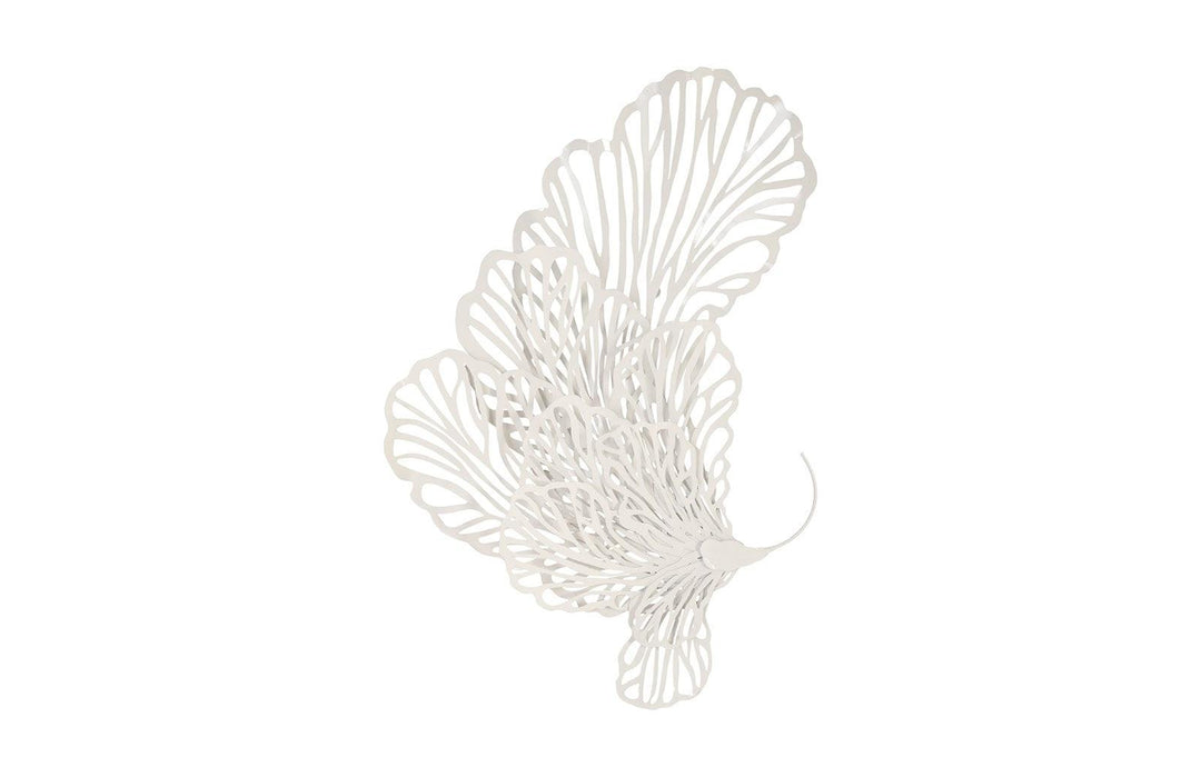 SwayLiving Butterfly Wall Art, White, SM WALL ACCENTS