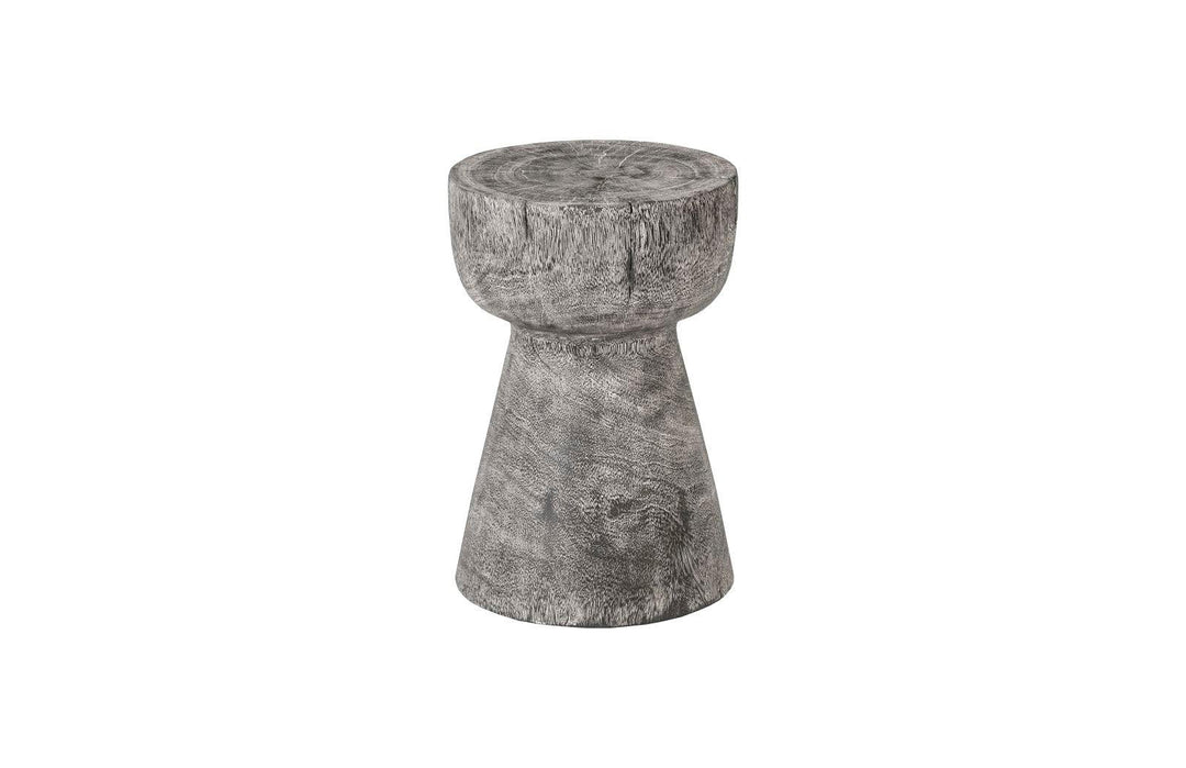 SwayLiving Curved Wood Stool, Thin, Gray Stone OTTOMANS, POUFS, + STOOLS