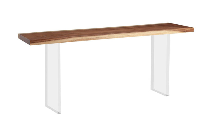 SwayLiving Floating Console Table, Acrylic Legs CONSOLE TABLES