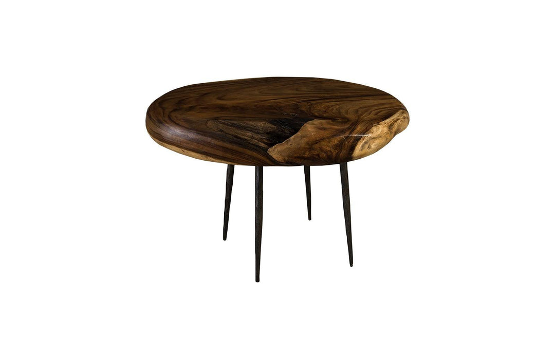 SwayLiving Skipping Stone Side Table, Forged Legs ACCENT TABLES
