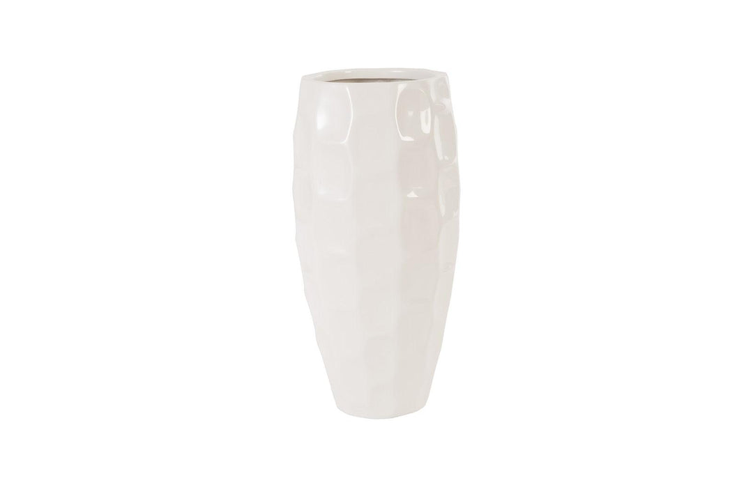SwayLiving Mando Planter, Gel Coat White, SM PLANTERS