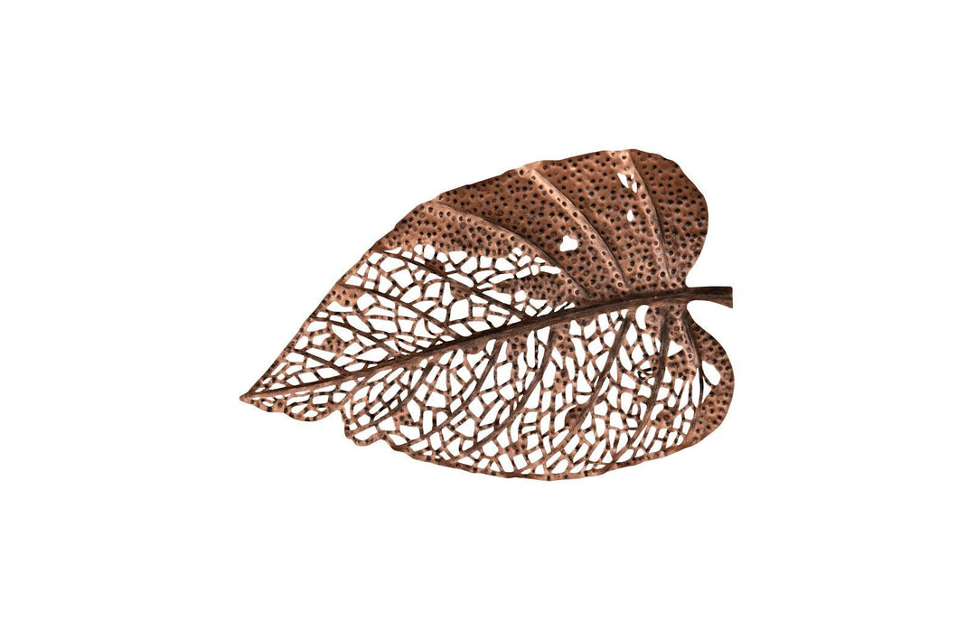 SwayLiving Birch Leaf Wall Art, Copper, SM WALL ACCENTS