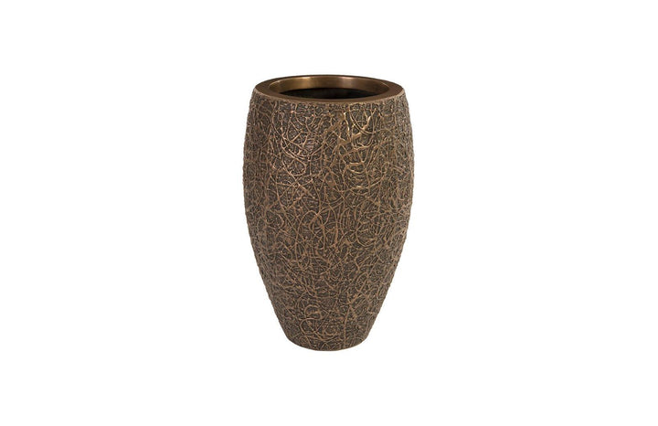 SwayLiving String Theory Planter, Bronze, SM PLANTERS