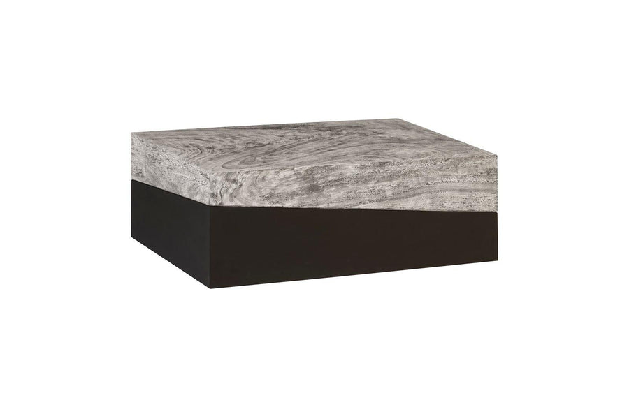 SwayLiving Geometry Coffee Table, Gray Stone COFFEE TABLES