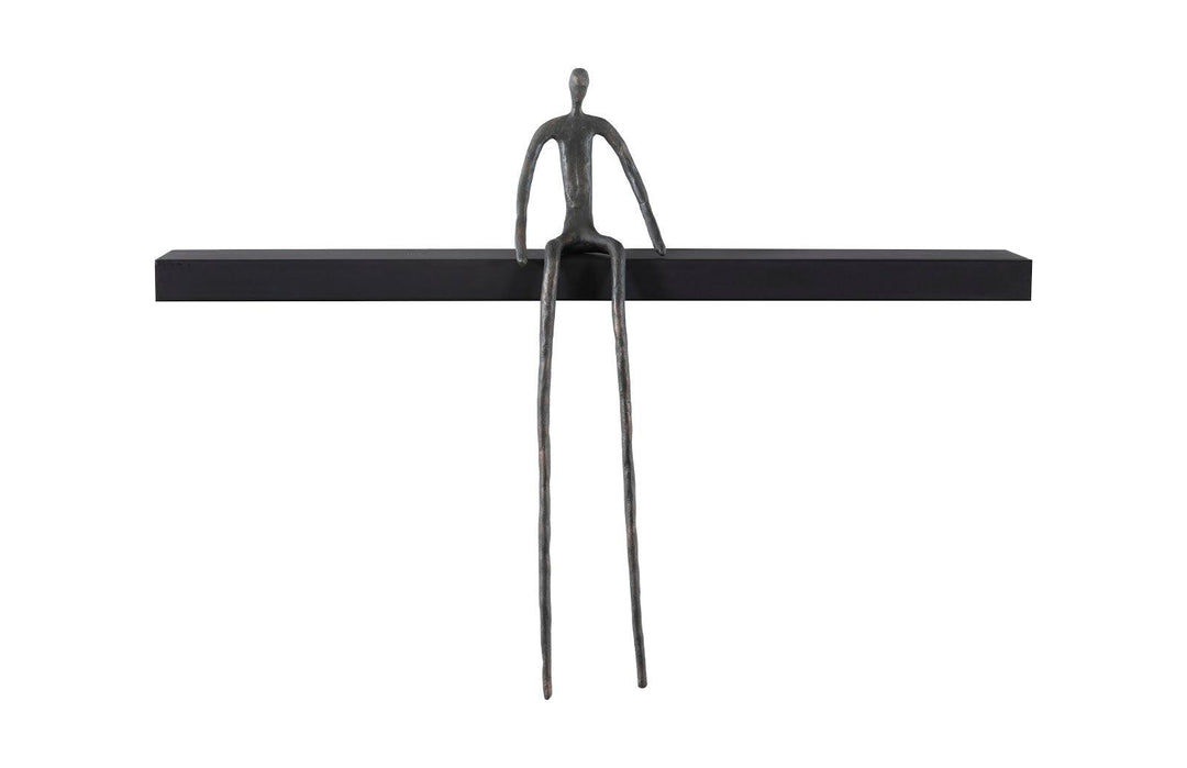 SwayLiving Moveable Man on Shelf, Sitting, A WALL ACCENTS