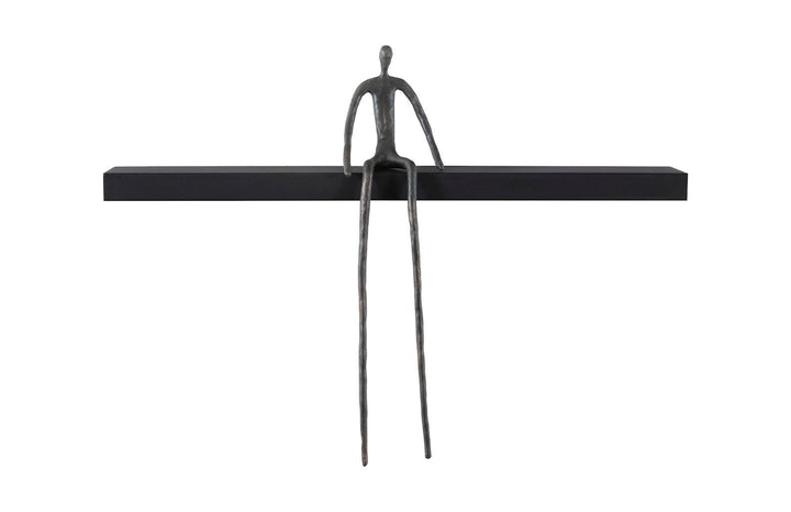 SwayLiving Moveable Man on Shelf, Sitting, A WALL ACCENTS