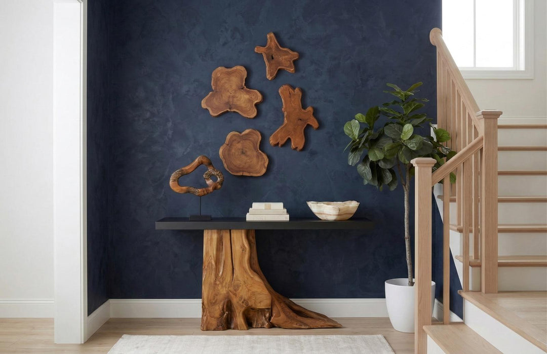 Plinth Console Table in setting