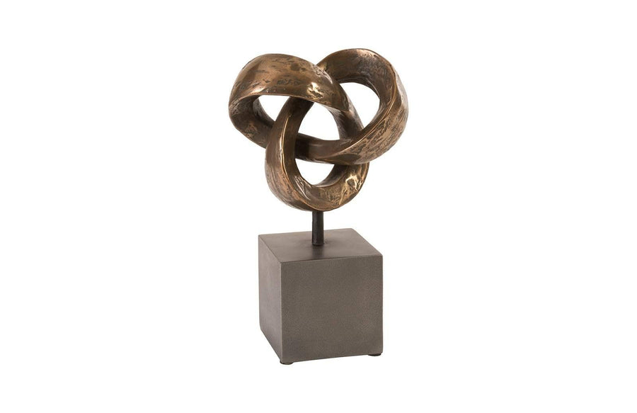 SwayLiving Trifoil Table Sculpture, Bronze DECORATIVE OBJECTS