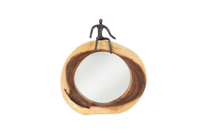 SwayLiving Atlas Cross Cut Mirror, Small, Full Man WALL MIRRORS
