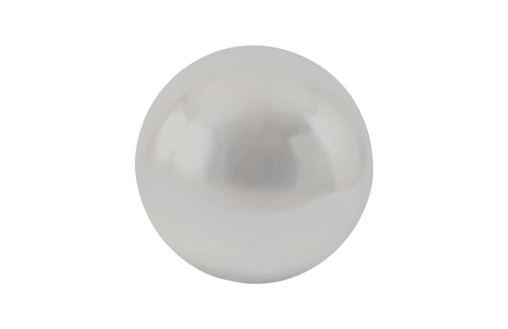 SwayLiving Floor Ball, Large, Silver Leaf DECORATIVE OBJECTS
