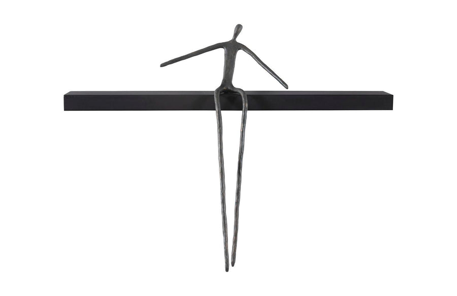 SwayLiving Moveable Man on Shelf, Sitting, C WALL ACCENTS
