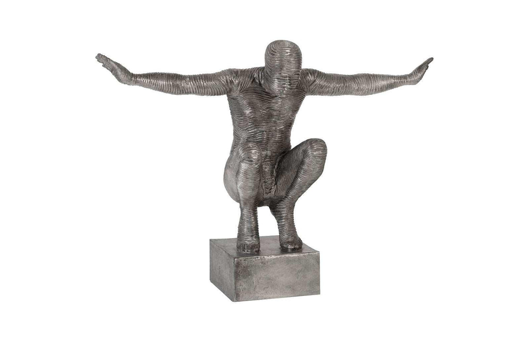 SwayLiving Outstretched Arms Sculpture, Aluminum, Large DECORATIVE OBJECTS