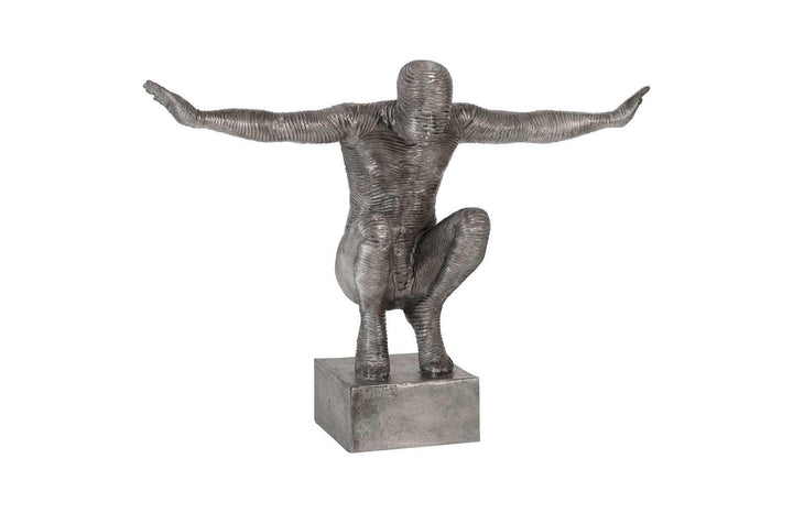 SwayLiving Outstretched Arms Sculpture, Aluminum, Large DECORATIVE OBJECTS
