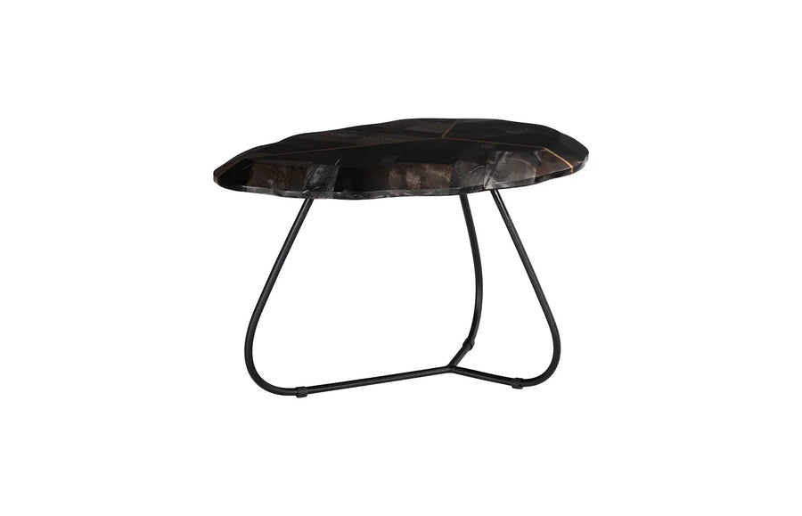 SwayLiving SwayLiving Mosaic Leaf Petrified Coffee Table