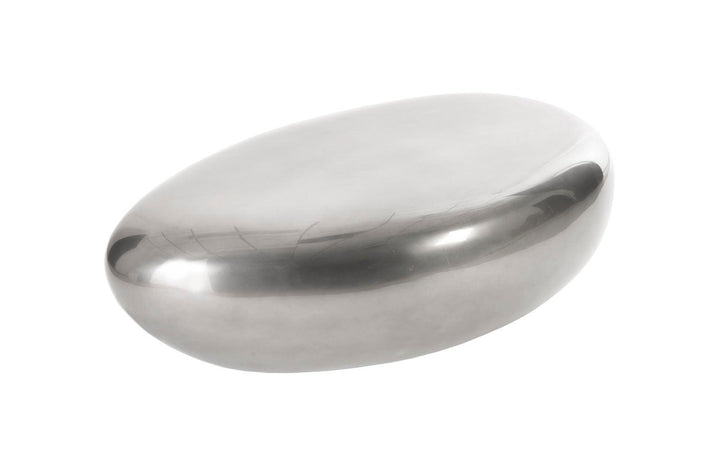 SwayLiving River Stone Coffee Table, Small, Liquid Silver COFFEE TABLES