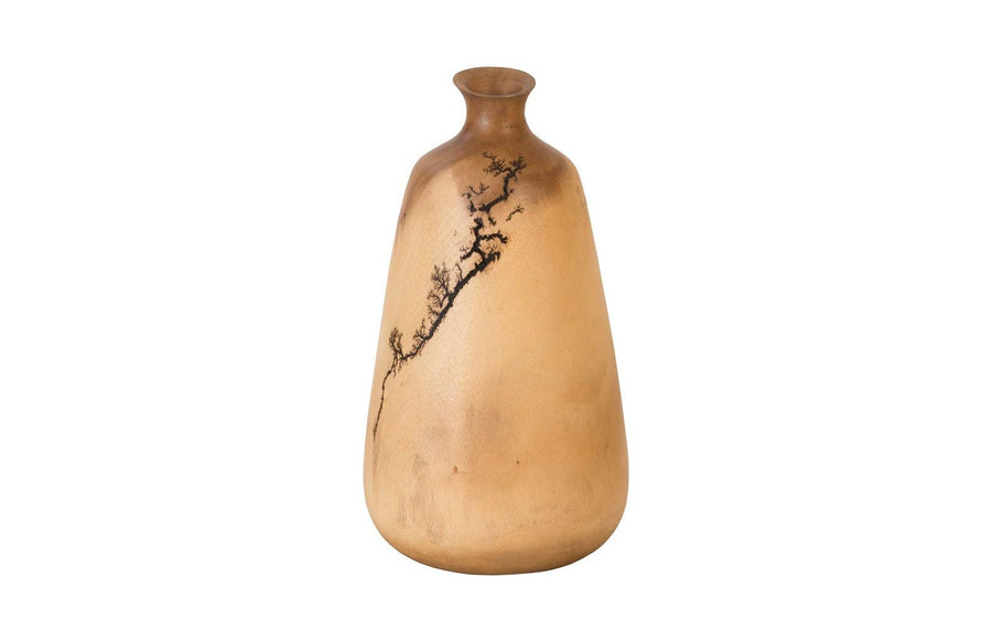 SwayLiving Lightning Vase, Mango Wood, Tall VASES, JARS, + BOTTLES