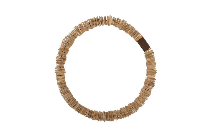 SwayLiving Stacked Wall Ring,  Bleached, LG WALL ACCENTS