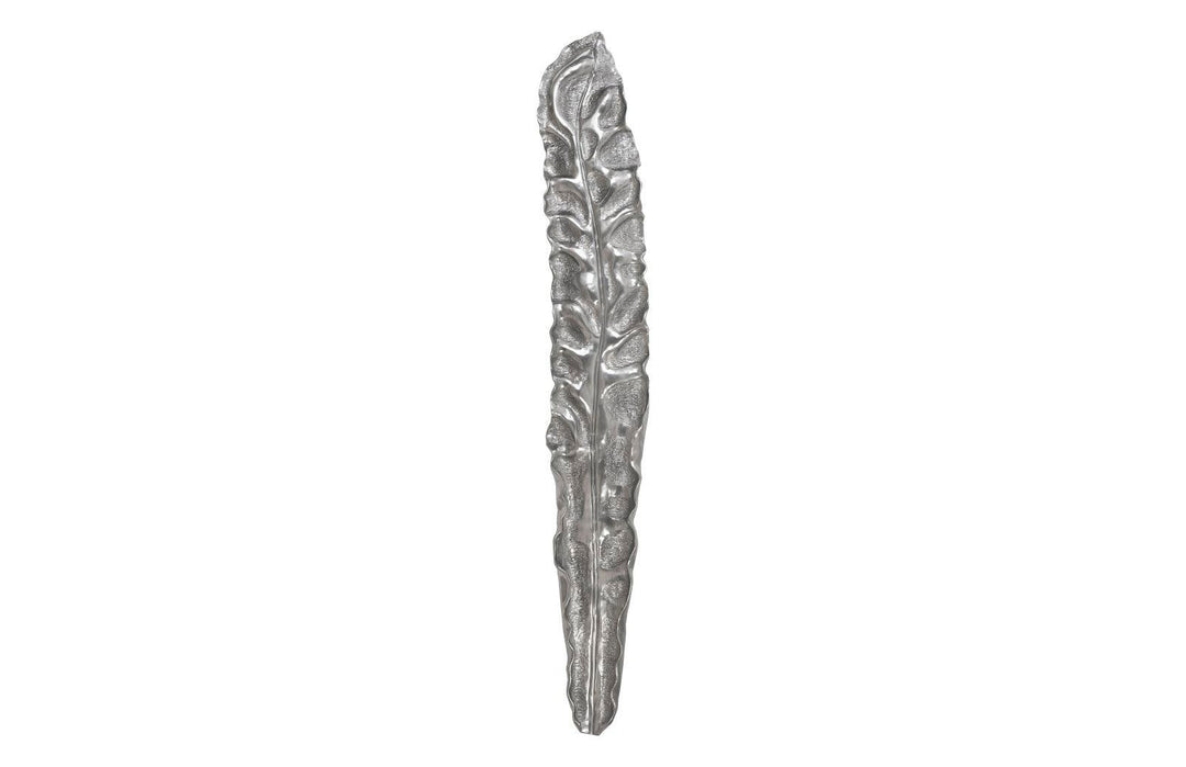 SwayLiving Petiole Wall Leaf, Liquid Silver, Colossal, Version B WALL ACCENTS