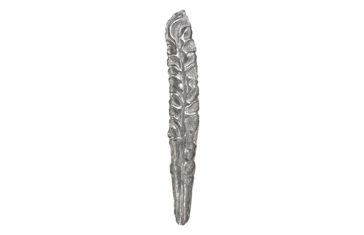 SwayLiving Petiole Wall Leaf, Liquid Silver, Colossal, Version B WALL ACCENTS