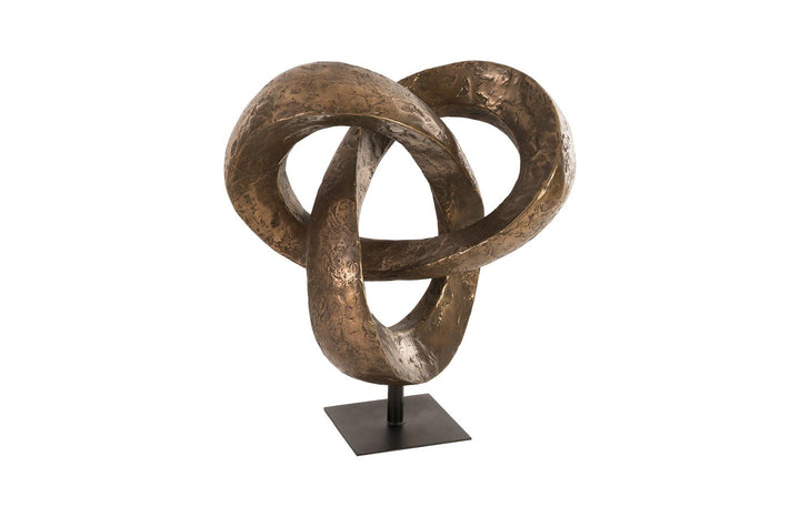 SwayLiving Trifoil Sculpture, Bronze DECORATIVE OBJECTS