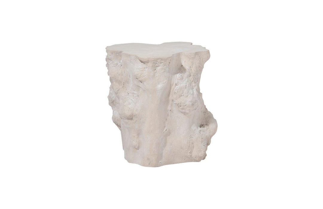 SwayLiving Log Side Table, Roman Stone ACCENT TABLES