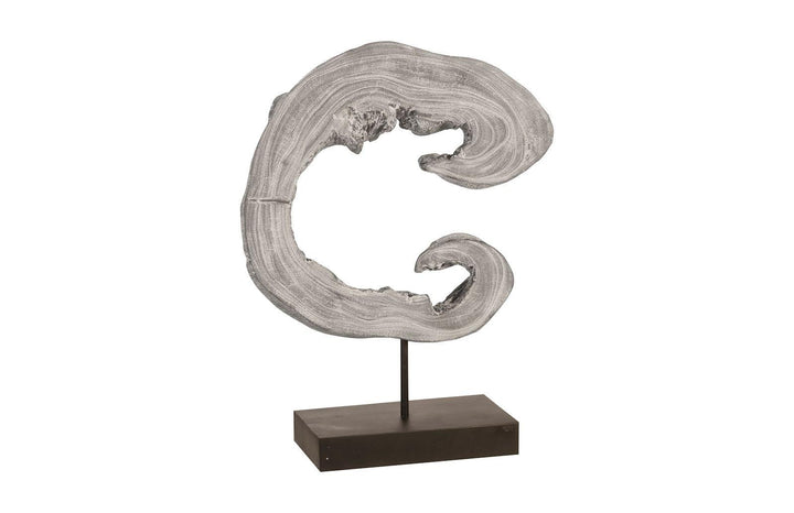 SwayLiving Creature Sculpture on Stand, Gray Stone DECORATIVE OBJECTS