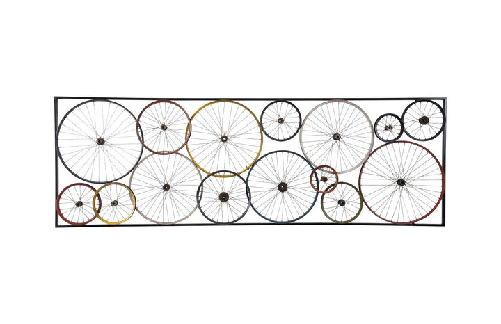 SwayLiving Bicycle Wheel Wall Art, Assorted WALL ACCENTS