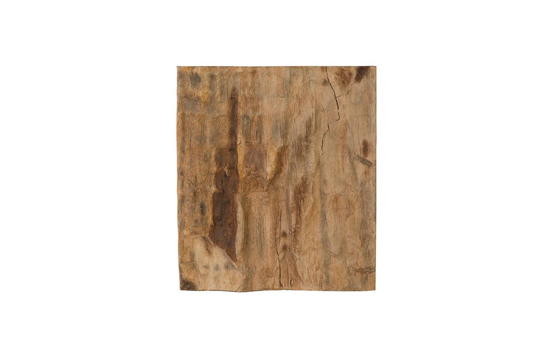 SwayLiving Cast Petrified Wood Wall Tile, Resin, Square WALL ACCENTS