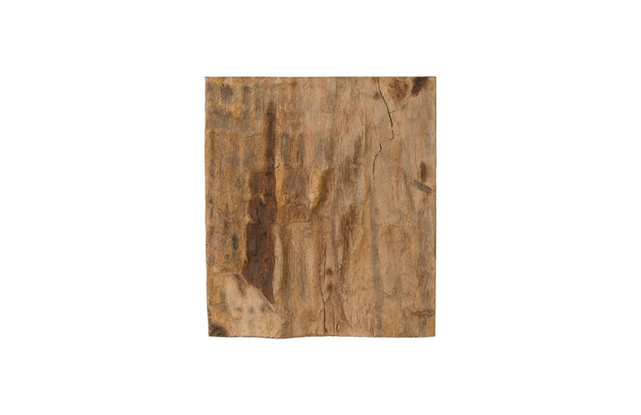 SwayLiving Cast Petrified Wood Wall Tile, Resin, Square WALL ACCENTS