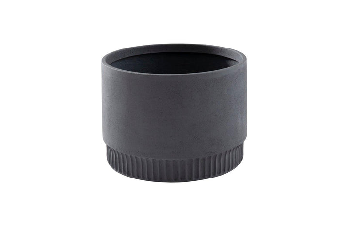 SwayLiving Harvest Planter, Large, Dark Gray PLANTERS