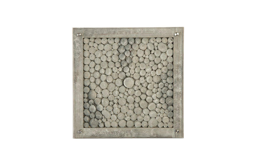 SwayLiving Driftwood Wall Tile, Wood, Glass, Scaff Finish WALL ART
