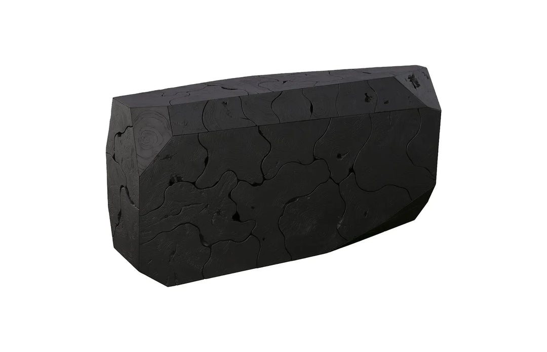 59"D x 16"W x 30"H/Black