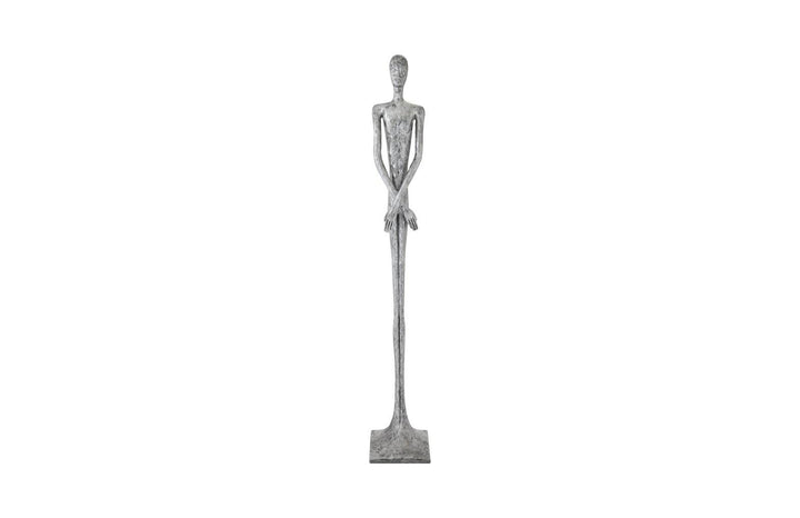 SwayLiving Lloyd Sculpture, Resin, Liquid Silver DECORATIVE OBJECTS
