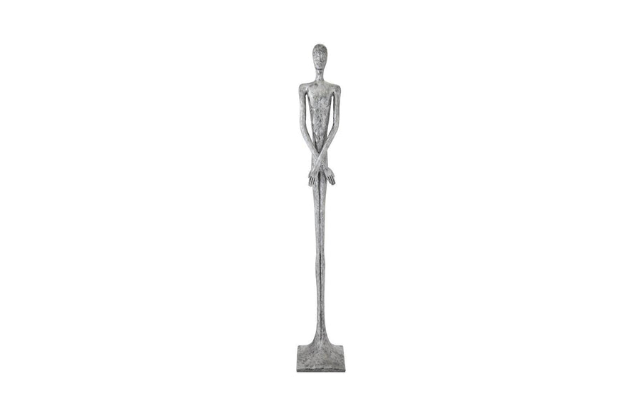 SwayLiving Lloyd Sculpture, Resin, Liquid Silver DECORATIVE OBJECTS