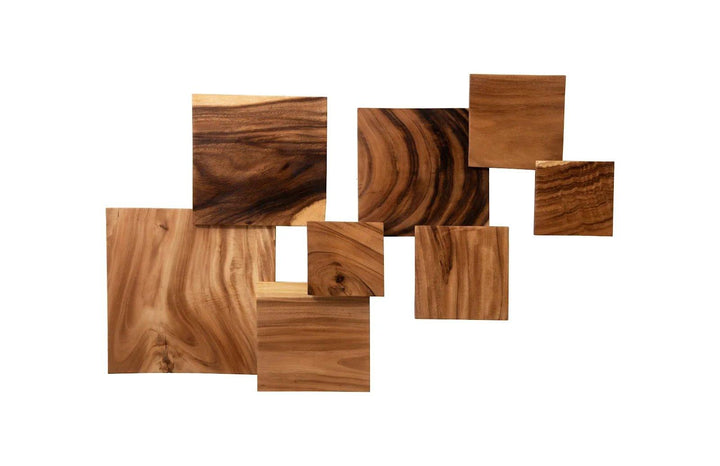 SwayLiving Square Standout Wall Art, Set of 8 WALL ACCENTS