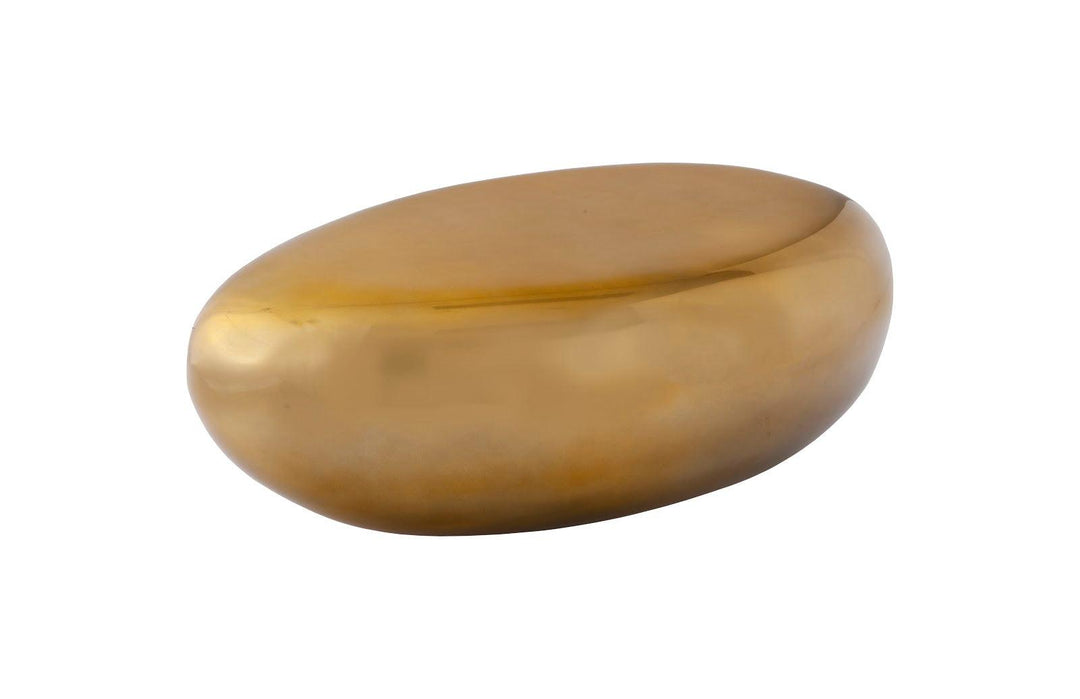 SwayLiving River Stone Coffee Table, Small, Liquid Gold COFFEE TABLES